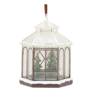 Winter Gazebo Ornament (Set of 4) For Sale