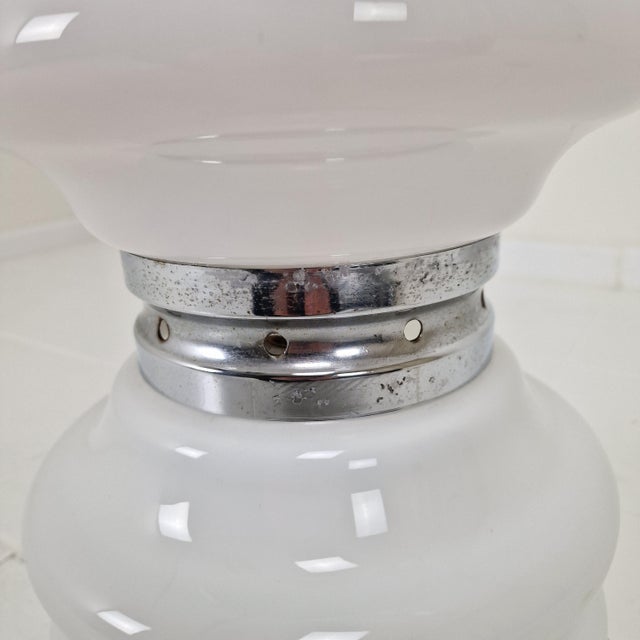 Italian Murano Floor Lamp in 3 Colors Light attributed to Carlo Nason for Mazzega, 1970s For Sale - Image 13 of 16