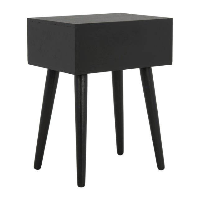 2020s One Drawer Side Table in Black For Sale - Image 5 of 8