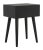 2020s One Drawer Side Table in Black For Sale - Image 5 of 8