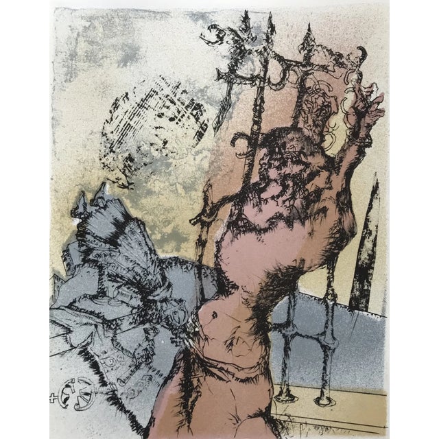 Artist: Luc Simon (1924-2011) Country: France Title: The Painter’s Art Medium: Original Lithograph Marks: Not Signed, not...