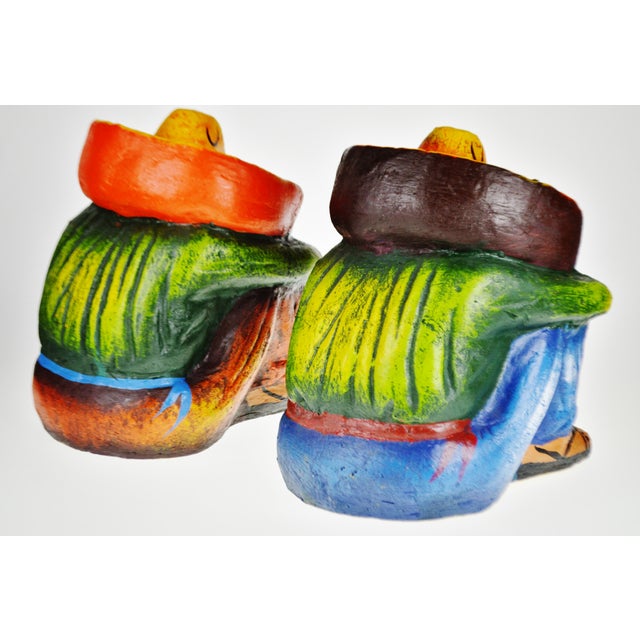 Vintage Ceramic Sleeping Mexican Garden Statues A Pair Chairish