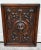 Antique - Late 19th Century Plaque with Ornately Carved Lion Details. The Wood is Oak. The Plaque has a Tudor Style. The...