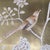Silver Leaf Chinoiserie Hand-Painted Pale Blue Peony & Bird Wall Panels (Set of 5) For Sale - Image 10 of 15