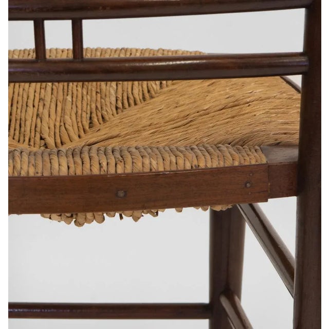 Aesthetic Movement Corner Chair Circa 1880 For Sale - Image 9 of 10