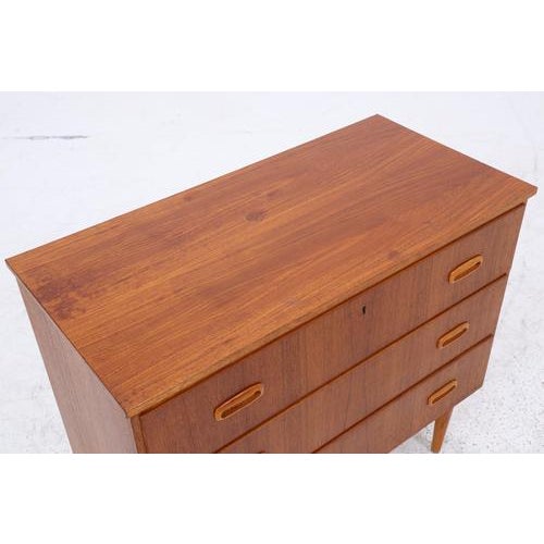 Mid-Century Teak Chest of Drawers, 1960s-1970s For Sale - Image 6 of 11
