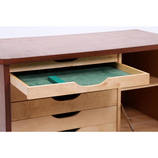 Mid-Century Cabinet Chest of Drawers with Hinged Door, 1960s For Sale - Image 10 of 15