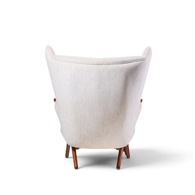 Svend Skipper Model 91 Mid Century Papa Bear Wingback Lounge Chair With Ottoman For Sale In Chicago - Image 6 of 9