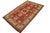 Shabby Chic Rustic Super Kazak Rust/Beige Wool Rug - 4'0'' X 6'2'' For Sale - Image 3 of 10