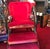 Red Modern Mattia Bonetti Red Chair Oversized Throne For Sale - Image 8 of 13