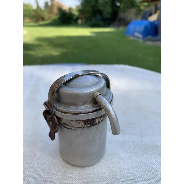 Silver Vintage Mini Moka Pot For Sale - Image 8 of 8