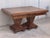 Square Extendable Art Deco Dining Table With Two-Burl Walnut Pedestals For Sale - Image 11 of 11