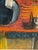Mid-Century Modern Elof Wedin (Listed Artist, Sweden/Mn 1901-1983) Abstract Pastel Painting, Signed & Titled 1958 For Sale - Image 3 of 11