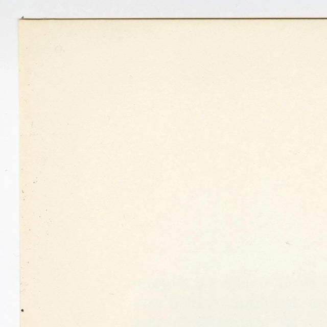 This lithograph comes from the long running French Art Magazine "Derriere le Miroir" published from 1946 until 1982 (253...