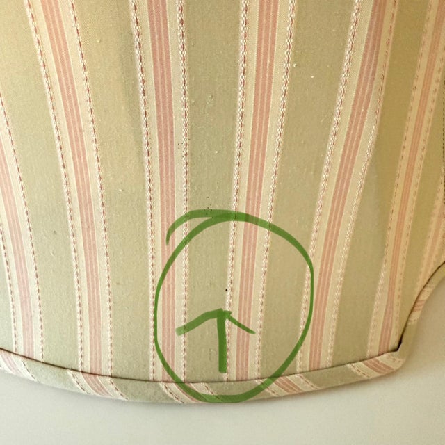 Blue Vintage Kaiser Kuhn Butterfly, Fruit, and Flora Lamp With Silk Shade For Sale - Image 8 of 12