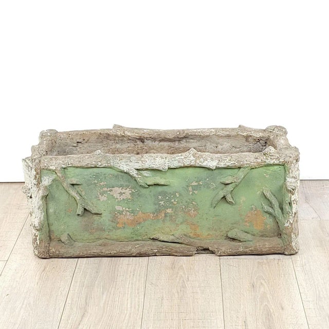 Late 19th Century French Antique Cast Stone Planter, Circa 1880 For Sale - Image 5 of 9
