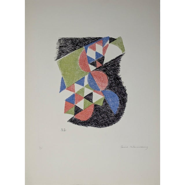 1960s Sonia Delaunay, Untitled, 1960s, Etching For Sale - Image 5 of 5