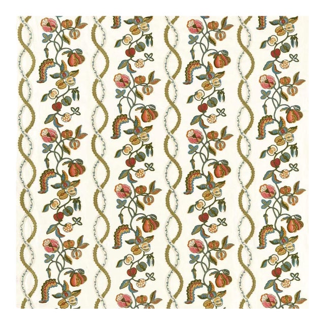 Sanderson Kitchen Garden Fabric in English Quince - a sample For Sale