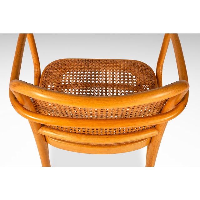 Brown Scandinavian Modern Bentwood Model 811 "Prague" Dining Armchair by Josef Frank & Josef Hoffmann for Stendig, Poland, C. 1960s For Sale - Image 8 of 18