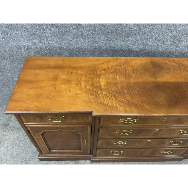A beautifully crafted vintage sideboard by Henredon from their coveted “18th Century Portfolio” collection — a line known...