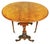 Wood English Victorian Period Burl and Satinwood Inlaid Sutherland Drop Leaf Table For Sale - Image 7 of 12