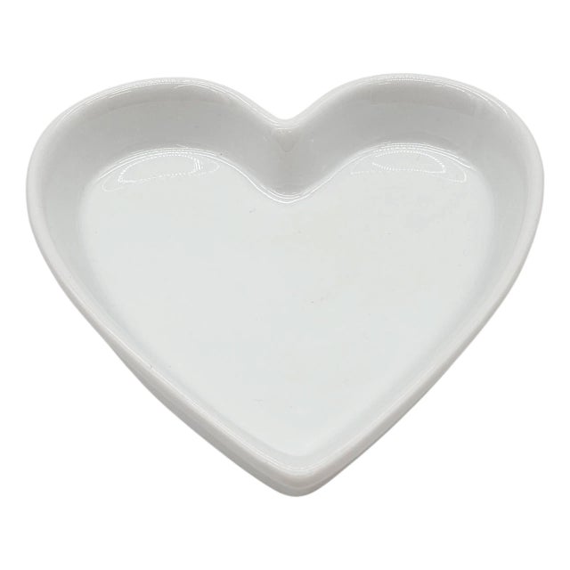 Ceramic Mid-Century Bia Cordon Bleu Porcelain Heart Baking Dishes Organic Modern Usa Set For Sale - Image 7 of 9