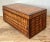 Wood Vintage Boho Greek Key Marquetry Box For Sale - Image 7 of 11