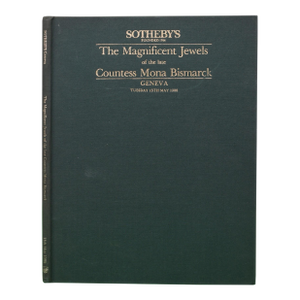 The Magnificent Jewels of the Late Countess Mona Bismarck 1986 Sotheby's Geneva