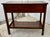 Vintage (1980's) Flip Top Server/Bar Table has a Chippendale Style. Made by Harden Furniture. The Wood is Cherrywood. Red...