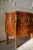 Brown Pair Vintage French Louis XV Bombé Chests, Marble Top Commode Nightstands For Sale - Image 8 of 18