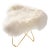 Not Yet Made - Made To Order Iceland Flying Goose Footstool by Cuero Design For Sale - Image 5 of 5