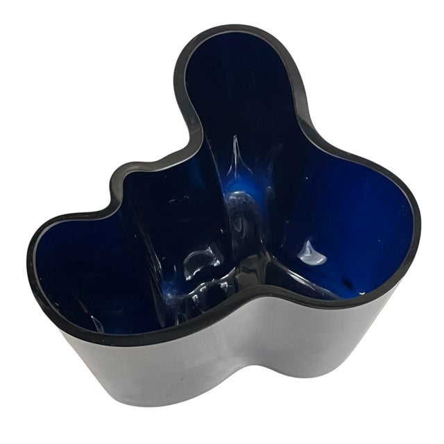 Glass 1980s Finnish Glass Vase by Alvar Aalto For Sale - Image 7 of 11