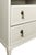 Matthew Izzo Home Corine Antique White Matte Lacquer Fluted Front Side Table For Sale In New York - Image 6 of 7