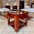 Art Deco Coffee Table in American Walnut with Pull-Out Drawers, 1925 For Sale - Image 6 of 6