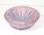 Late 20th Century Gallo Glass Purple Pink Satin Glass Bowl For Sale - Image 5 of 6