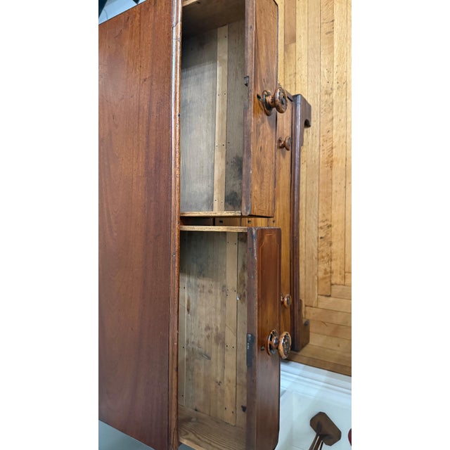 19th Century English Mahogany Chest of Drawers With Inlay For Sale - Image 12 of 14