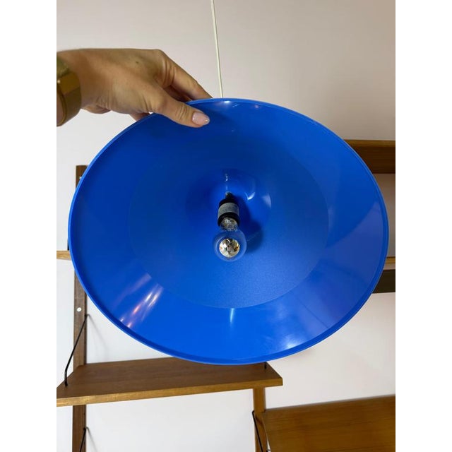 Model Apollo Hanging Lamp Blue Plastic from Nordisk Solar For Sale - Image 10 of 11