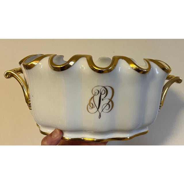 Antique Early 19th Century French Empire Paris Porcelain Monteith or Cachepot For Sale In New York - Image 6 of 12