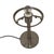 Bauhaus Stainless Steel Table Lamp with Opaline Glass For Sale - Image 5 of 7