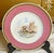 English Antique 19th Cen Minton Topography Plates Pink Border Gold Trim 9" Dia For Sale - Image 3 of 10
