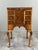 20th Century Queen Anne Desk in Walnut Burl Veneer For Sale - Image 3 of 13
