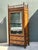 Vintage Tortoise Bamboo Mirror Front Armoire For Sale - Image 4 of 12