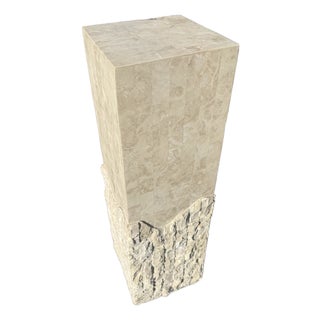 Tessellated Stone Pedestal For Sale