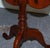 Antique Style Tilt Top Wine Side Table with Piecrust Top For Sale - Image 4 of 16