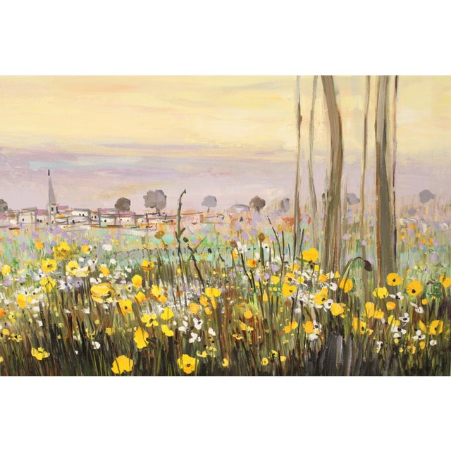 Blue French Impressionist Landscape Painting by Michael Henry (1928-2016) For Sale - Image 8 of 11