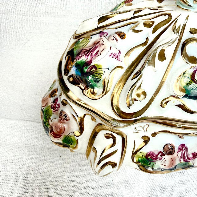 Vintage Box with Lid from Capodimonte, Italy, 1980s For Sale - Image 13 of 18