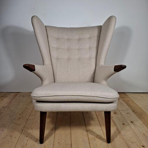 Papa bear chair by svend skipper – danish mid-century armchair svend skipper's papa bear chair is a statement of...