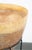 Metal Mid Century Modern Planter Kimball Bullet Round Atomic Plant Stand Tan Fiberglass For Sale - Image 7 of 12