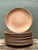 Mid-Century Modern Vintage MCM Glazed Ceramic Salad Plates - Set of 10 For Sale - Image 3 of 12
