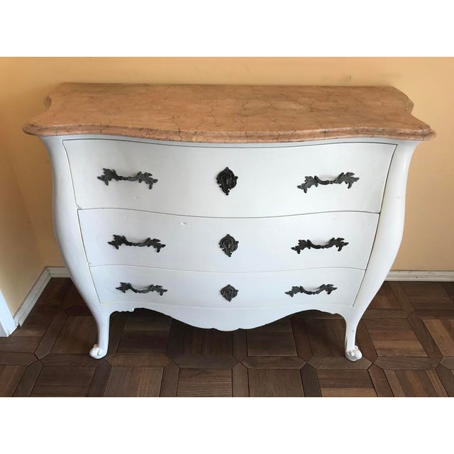 Marble Top French Country Chest Chairish